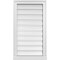 Ekena Millwork Vertical Surface Mount PVC Gable Vent: Functional, w/ 2"W x 2"P Brickmould Sill Frame, 18"W x 32"H GVPVE18X3203SF - alternate 1